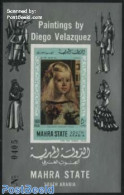 Aden 1968 Velazquez S/s, Imperforated, Mint NH, Paintings - Aden (1854-1963)