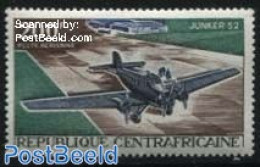 Central Africa 1967 200F, Stamp Out Of Set, Mint NH, Transport - Aircraft & Aviation - Vliegtuigen