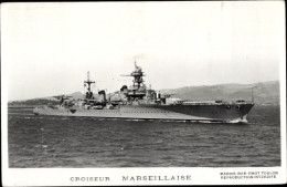 CPA Französisches Kriegsschiff Marseillaise - Autres & Non Classés