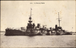 CPA Französisches Kriegsschiff Patrie - Autres & Non Classés