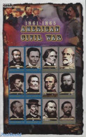 Antigua & Barbuda 2002 American Civil War 12v M/s, Mint NH, History - American Presidents - Antigua Und Barbuda (1981-...)