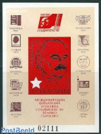 Bulgaria 1982 Sozphilex S/s, Imperforated, Mint NH, History - Politicians - Philately - Nuovi