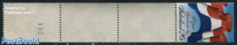 Netherlands 1972 400 Year Flag, Coil Strip Of 5 With Number On Reverse Side, Mint NH, History - Flags - Unused Stamps