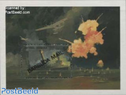 Barbuda 1991 Pearl Harbour Attack S/s, Mint NH, History - Transport - World War II - Aircraft & Aviation - Ships And B.. - WW2