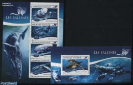 Togo 2014 Whales 2 S/s, Mint NH, Nature - Sea Mammals - Togo (1960-...)