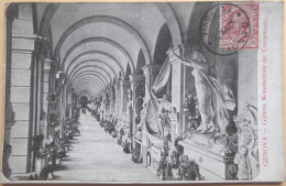 GENOVA - Galleria Monumentale Del Camposanto - CPA 1908 - Genova (Genoa)