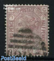 Great Britain 1876 2.5p, Plate 7, Used, Used Stamps - Gebruikt