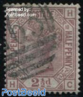 Great Britain 1876 2.5p, Plate 10, Used, Used Stamps - Gebruikt