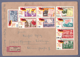 DDR Einschreiben Brief - 1965 - SATZ - 20 Jahrestag Der Befreiung Vom Faschismus - Stassfurt   (DRSN-0026) - Briefe U. Dokumente