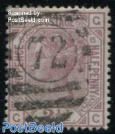 Great Britain 1876 2.5p, Plate 15, Used, Used Stamps - Gebruikt