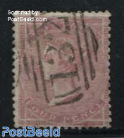 Great Britain 1855 4p, WM Large Garter, Used, Used Stamps - Gebruikt
