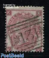Great Britain 1865 3p, Plate 4, Used, Used Stamps - Autres & Non Classés