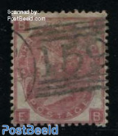 Great Britain 1865 3p, Plate 4, Used, Used Stamps - Andere & Zonder Classificatie