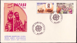 Chypre - Zypern - Cyprus FDC2 1982 Y&T N°561 à 562 - Michel N°566 à 567 - EUROPA - Storia Postale