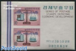 Korea, South 1971 Economic Development S/s, Mint NH, Various - Industry - Fabrieken En Industrieën
