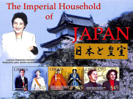 Liberia 2002 Japanese Emperor 3v M/s, Mint NH, History - Kings & Queens (Royalty) - Familias Reales
