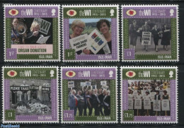 Isle Of Man 2015 The Womens Institute 6v, Mint NH, Health - History - Health - History - Women - Zonder Classificatie