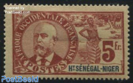 Senegal 1906 5Fr, Stamp Out Of Set, Unused (hinged), Various - Costumes - Kostums