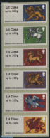 Great Britain 2015 Heraldic Beasts 6v S-a, Mint NH, History - Nature - Coat Of Arms - Animals (others & Mixed) - Birds.. - Unused Stamps