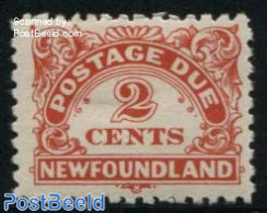 Newfoundland 1939 2c, Postage Due, Perf. 10, Stamp Out Of Set, Unused (hinged) - Other & Unclassified