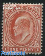 Falkland Islands 1904 1p, WM Upright, Stamp Out Of Set, Unused (hinged) - Other & Unclassified