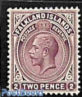 Falkland Islands 1921 2d, WM Script-CA, Stamp Out Of Set, Unused (hinged) - Other & Unclassified