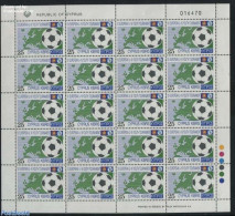 Cyprus 1992 European U-16 Football M/s, Mint NH, History - Sport - Europa Hang-on Issues - Football - Nuovi