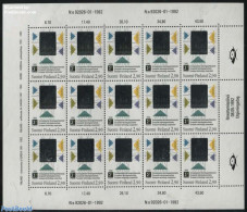 Finland 1992 Technology, Holograms M/s, Mint NH, History - Science - Various - Europa Hang-on Issues - Computers & IT .. - Ongebruikt