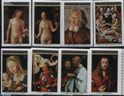 Rwanda 1971 Duerer Paintings 8v, Imperforated, Mint NH, Art - Dürer, Albrecht - Nude Paintings - Paintings - Otros & Sin Clasificación