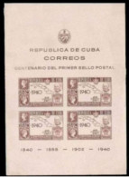 575  Yv BF 2 - Stamp On Stamp - Lightly Darkened Gum - Cb - 3,75 - Blocks & Kleinbögen