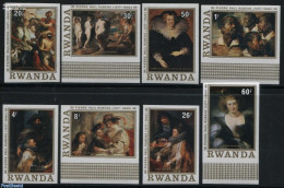 Rwanda 1977 Rubens 8v, Imperforated, Mint NH, Art - Nude Paintings - Paintings - Rubens - Other & Unclassified