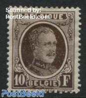 Belgium 1927 10Fr, Stamp Out Of Set, Unused (hinged) - Neufs