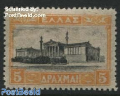 Greece 1927 5Dr, Stamp Out Of Set, Unused (hinged) - Ongebruikt