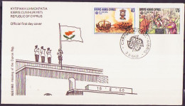 Europa CEPT 1982 Chypre - Zypern - Cyprus FDC1 Y&T N°561 à 562 - Michel N°566 à 567 - 1982