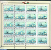 Hungary 1993 Ships M/s, Mint NH, Transport - Ships And Boats - Ungebraucht