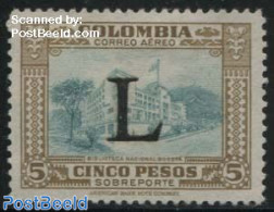 Colombia 1950 5P, Without Gum, Stamp Out Of Set, Unused (hinged) - Kolumbien