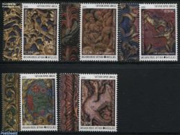 Greece 2015 Mount Athos, Handicrafts 5v+tabs, Mint NH, Nature - Birds - Cat Family - Flowers & Plants - Art - Handicra.. - Unused Stamps