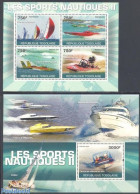 Togo 2010 Nautical Sports 2 S/s, Mint NH, Sport - Transport - Sailing - Ships And Boats - Voile