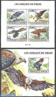 Burundi 2013 Birds Of Prey 2 S/s, Imperforated, Mint NH, Nature - Birds - Birds Of Prey - Other & Unclassified