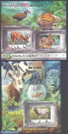 Burundi 2012 Caged Animals 2 S/s, Imperforated, Mint NH, Nature - Animals (others & Mixed) - Rabbits / Hares - Other & Unclassified