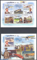 Guinea Bissau 2009 Louis Bleriot 2 S/s, Mint NH, Transport - Aircraft & Aviation - Airplanes