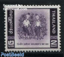 Thailand 1961 2B, Stamp Out Of Set, Mint NH - Thailand