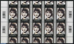 Austria 2015 Maria Schell M/s, Mint NH, Performance Art - Movie Stars - Unused Stamps