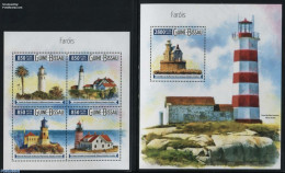 Guinea Bissau 2015 Lighthouses 2 S/s, Mint NH, Various - Lighthouses & Safety At Sea - Lighthouses