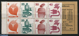 Germany, Federal Republic 1973 Definitive Booklet (Postgebuehren Stand 1.7.1972), Mint NH, Science - Energy - Stamp Bo.. - Ungebraucht
