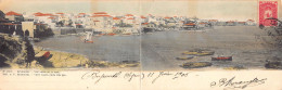 Liban - BEYROUTH - Vue Prise De La Mer - CARTE PANORAMIQUE - Ed. G. F. 479 / 2 Aquarellée - Libanon
