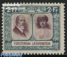 Liechtenstein 1930 2Fr, Perf. 11.5, Stamp Out Of Set, Unused (hinged) - Ungebraucht