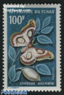 Chad 1968 100Fr, Stamp Out Of Set, Mint NH, Nature - Butterflies - Andere & Zonder Classificatie