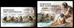 Guinea Bissau 2023 Prehistoric Humans. (402) OFFICIAL ISSUE - Prehistorie