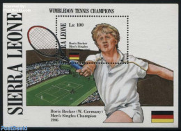 Sierra Leone 1987 Boris Becker S/s, Mint NH, History - Sport - Tennis - Tennis